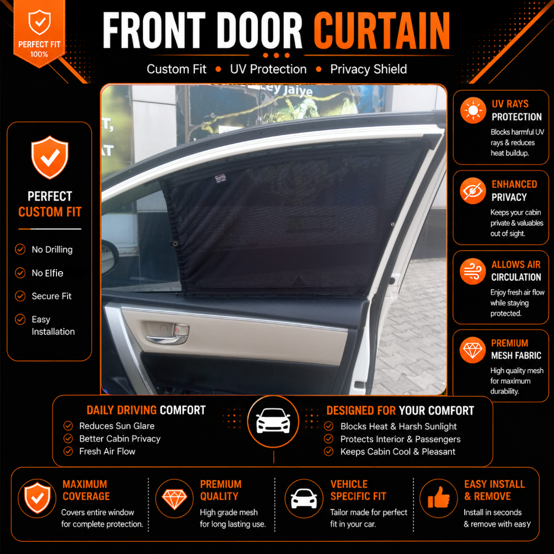 Toyota Corolla 11th Car Curtains (2014/2023)
