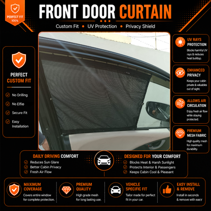 Honda Fit 2nd Car Curtains (2012/2016)