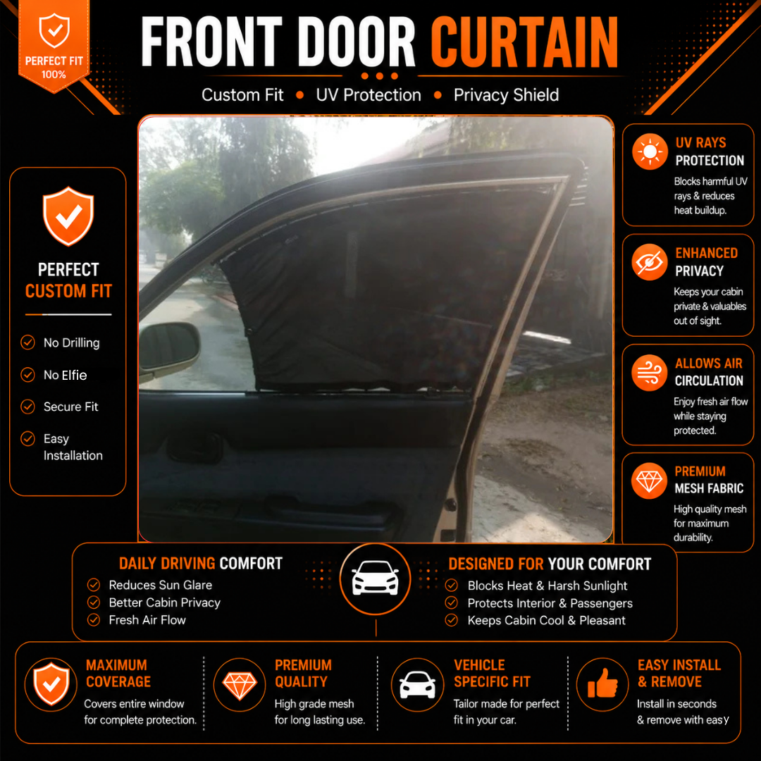 Toyota Corolla 7th Indus Car Curtains (1995 - 2002)