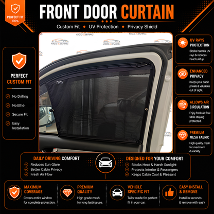 Kia Carnival 1st Car Curtains (2018/2021) 4 Windows