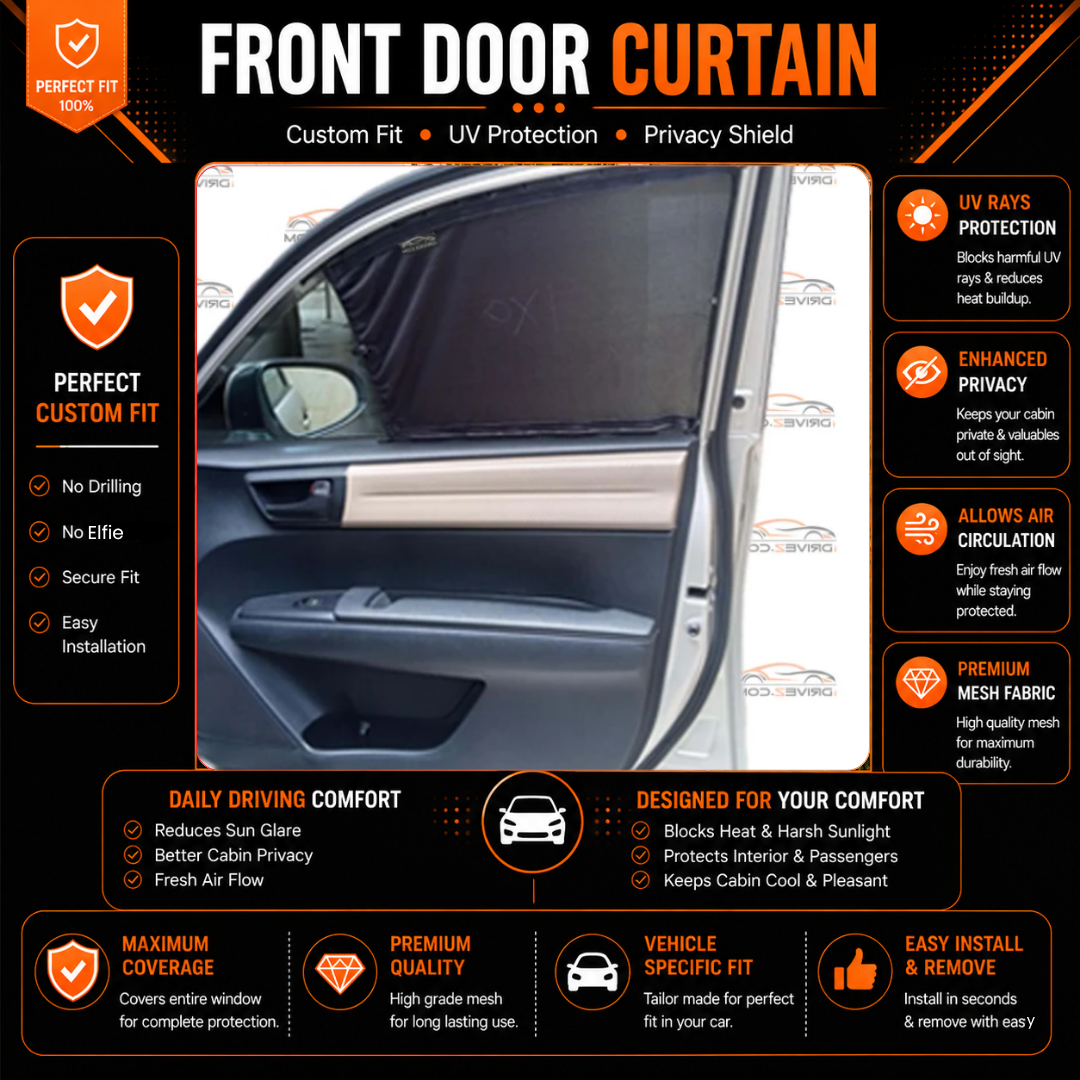 Toyota Axio 11th E160 Car Curtains (2012/2019)