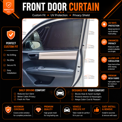 Toyota Axio 11th E160 Car Curtains (2012/2019)