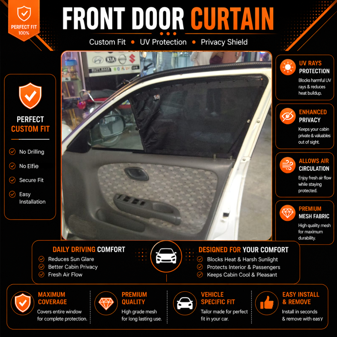 Suzuki Baleno 1st Car Curtains (2000 - 2008)