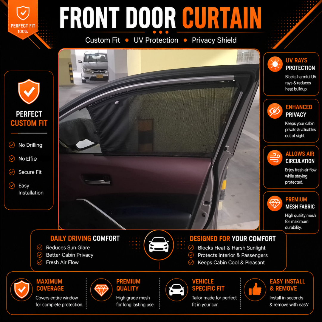 Toyota Corolla Cross 1st Car Curtains (2023/2024)