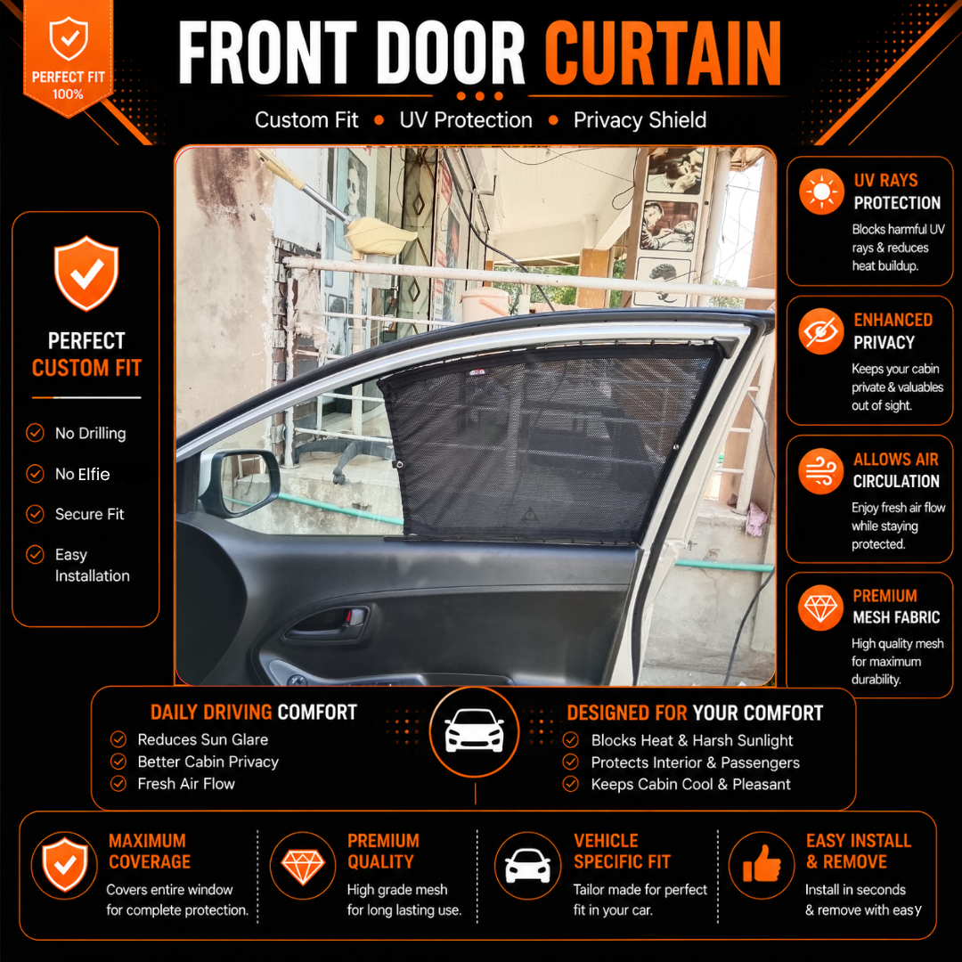 Kia Picanto 2nd Car Curtains (2019/2023)