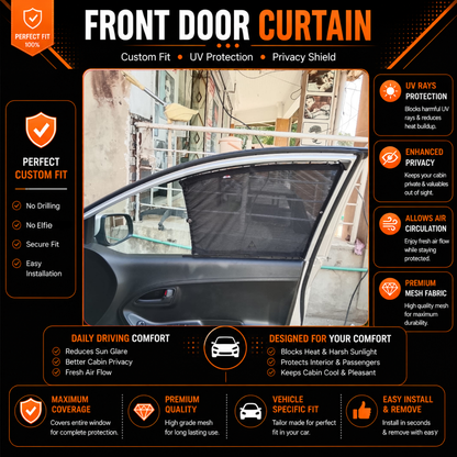 Kia Picanto 2nd Car Curtains (2019/2023)