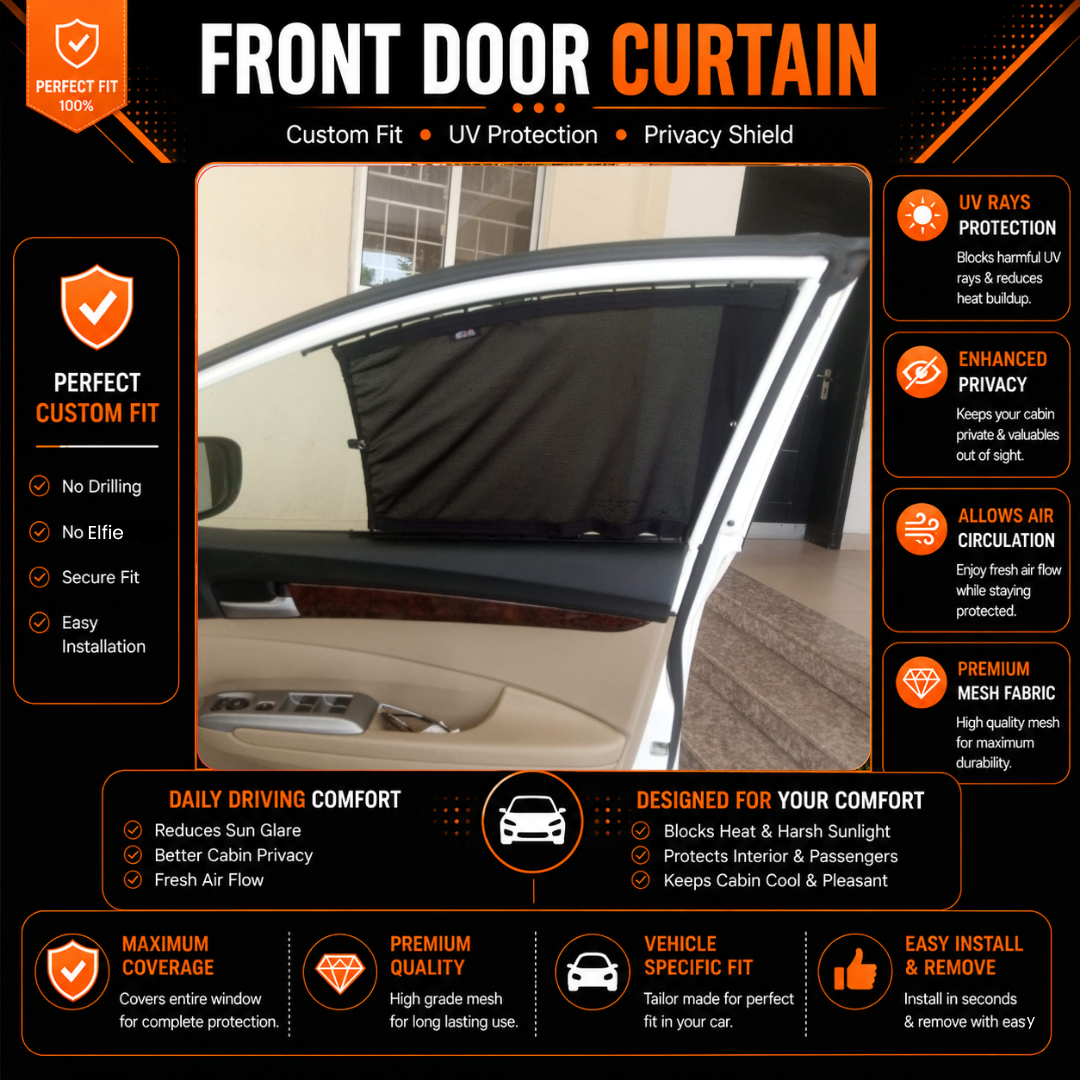 Honda City 5th Car Curtains (2009/2020)
