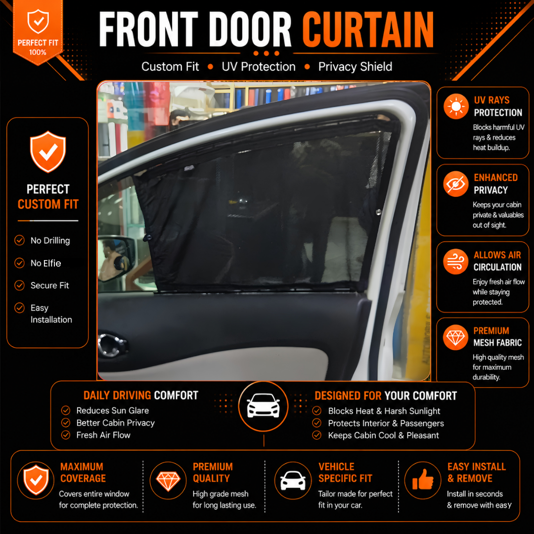 Nissan Note 2nd (e-note) Car Curtains (2012/2020)