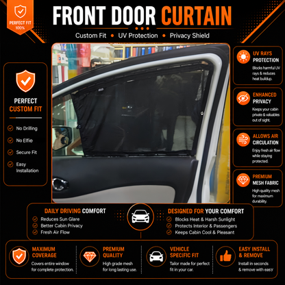 Nissan Note 2nd (e-note) Car Curtains (2012/2020)