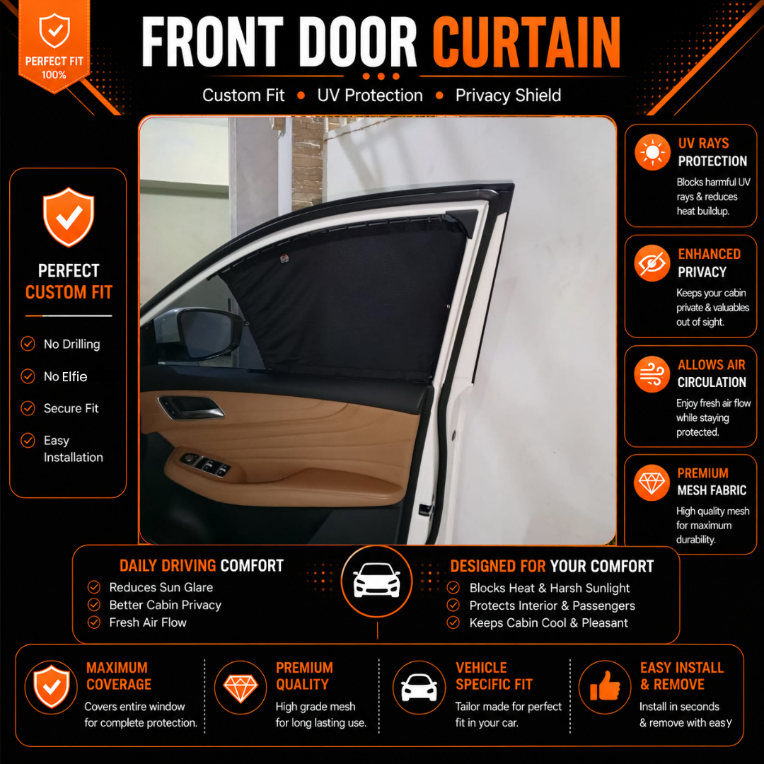 MG HS 1st Car Curtains (2020/2023)