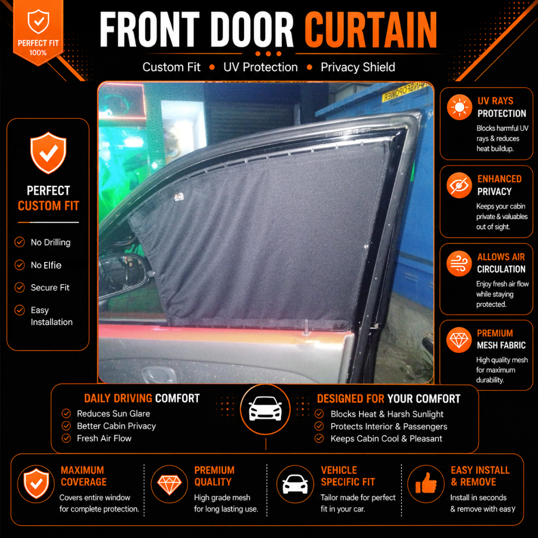 Daihatsu Cuore L500 Car Curtains (2000-2012)