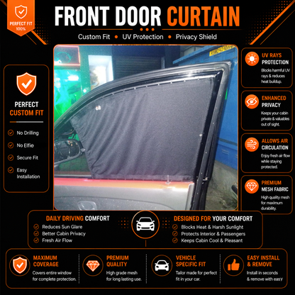 Daihatsu Cuore L500 Car Curtains (2000-2012)