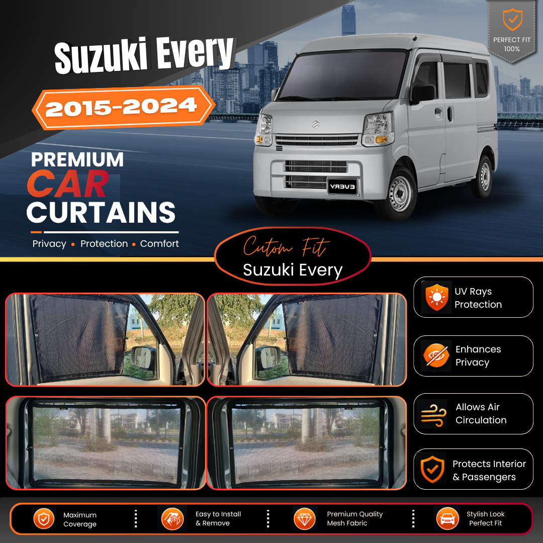 Suzuki Every Car Curtains (6 windows) (2015-2024)