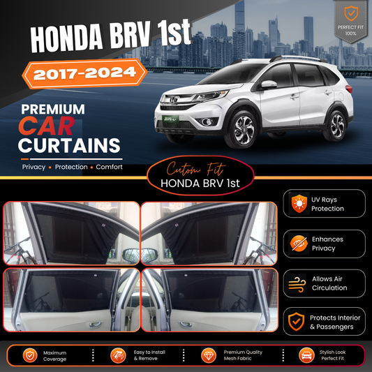 Honda BR-V 1st (2017/2024) Car Curtains