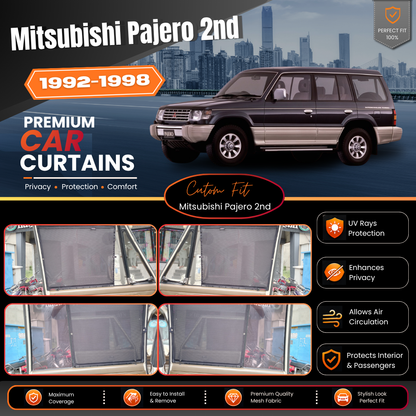 Mitsubishi Pajero Gen2 (1992 - 1998) Car Curtains
