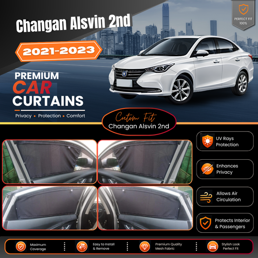 Changan Alsvin 2nd Car Curtains (2021/2023)