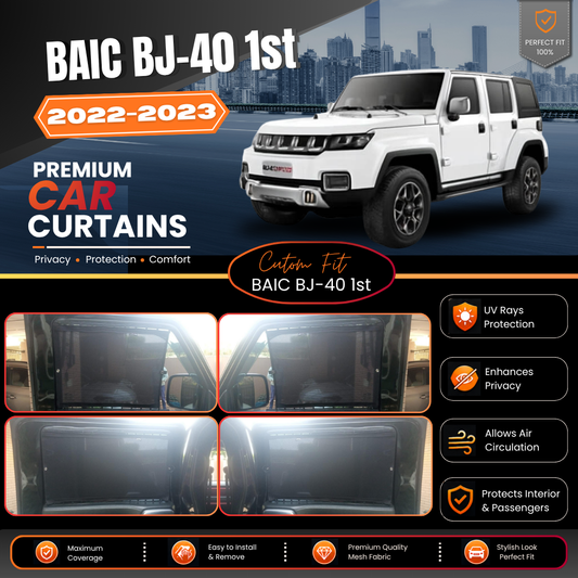 BAIC BJ40 1st Car Curtains (2022/2023)