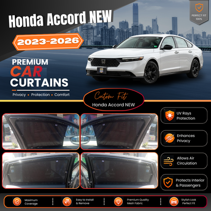 Honda Accord New 2023 - 2024 (Car Curtains)