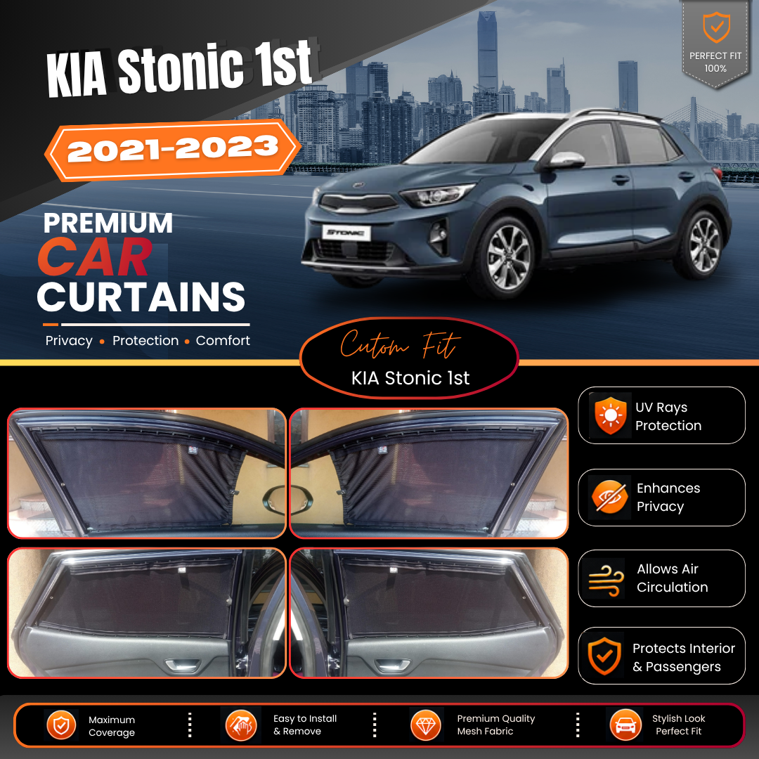 Kia Stonic 1st Car Curtains (2021/2023)