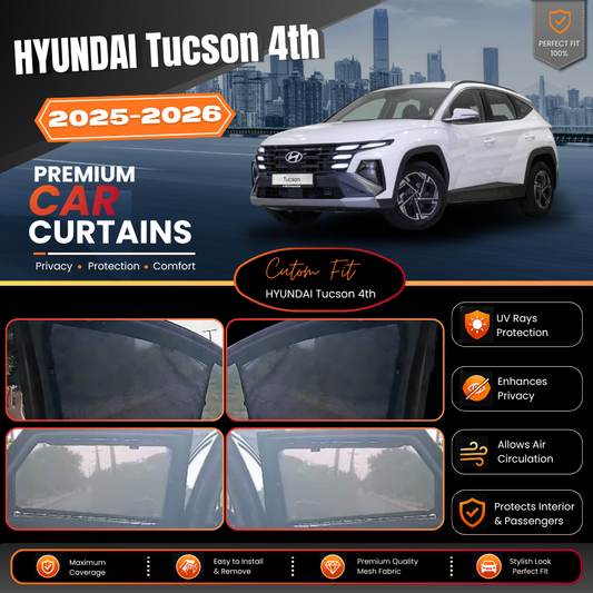 Hyundai Tucson 3rd Car Curtains (2020/2023)