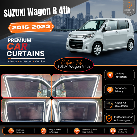 Suzuki WagonR 4th Car Curtains (2015/2023)