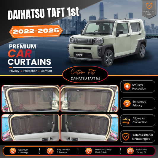 Daihatsu TAFT 1st 2022/2025 Car Curtains