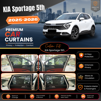 KIA Sportage 5th 2025-2026 Car Curtains
