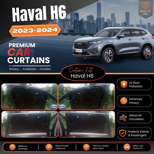 Haval H6 1st Car Curtains (2023/2024)