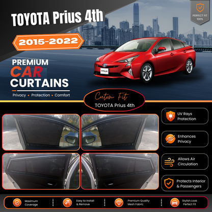 Toyota Prius 4th Car Curtains (2015/2022)