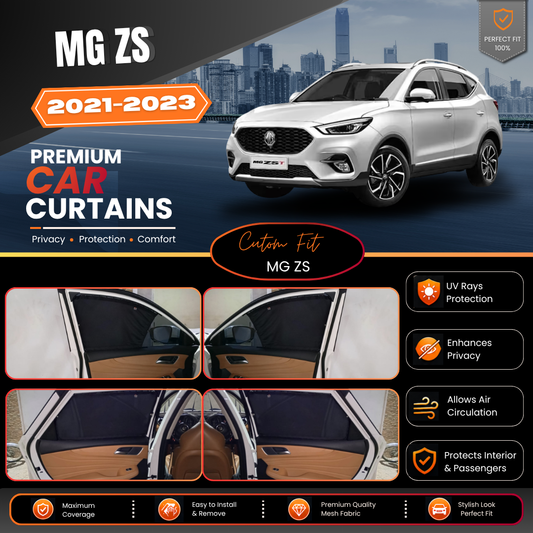 MG ZS 1st 2021/2023 Car Curtains
