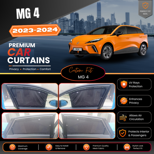 MG Mega 4 Car Curtains