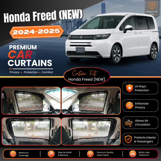Honda Freed 3rd 2024/2025 Car Curtains