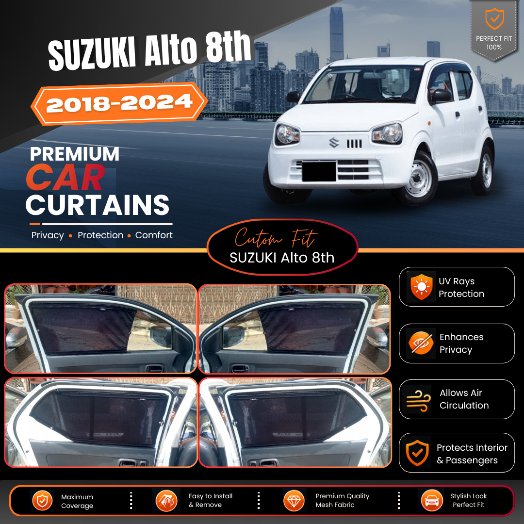 Suzuki Alto 8th Car Curtains (2018/2024)