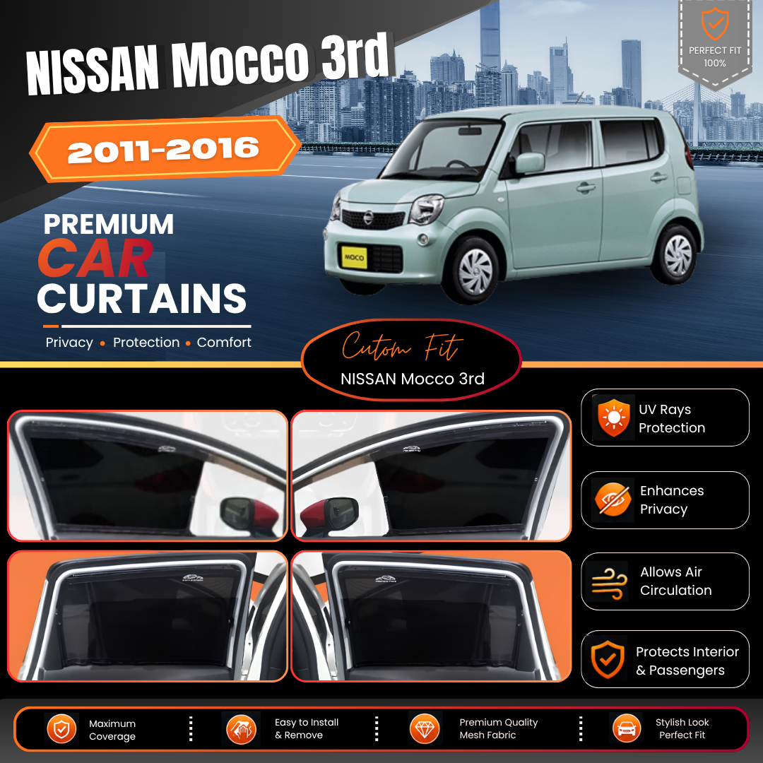 NISSAN Mocco 3rd 2011/2016 Car Curtains