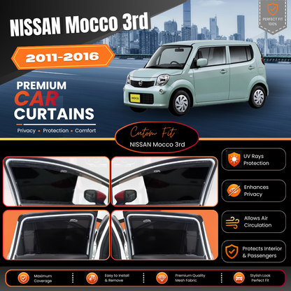 NISSAN Mocco 3rd 2011/2016 Car Curtains