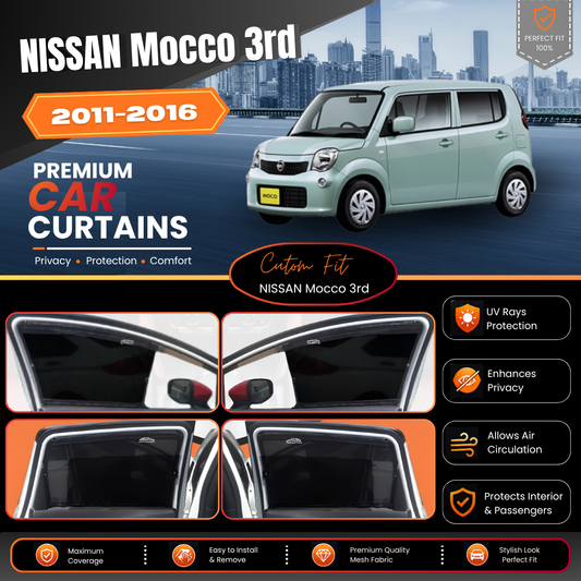 NISSAN Mocco 3rd 2011/2016 Car Curtains