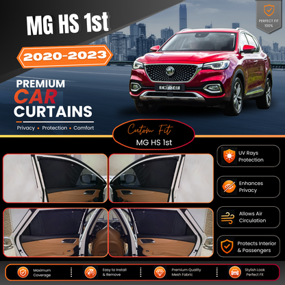 MG HS 1st Car Curtains (2020/2023)