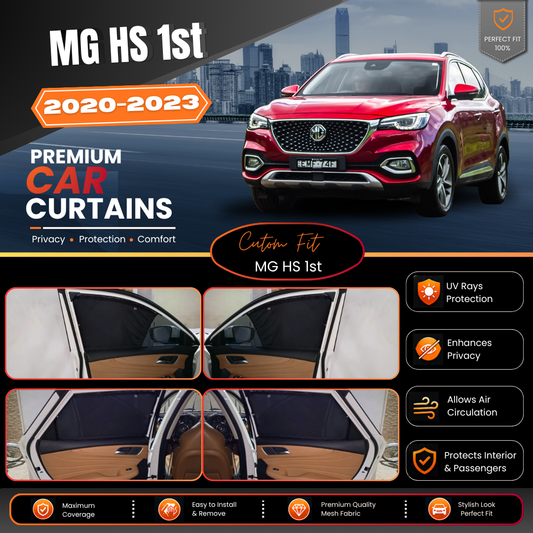 MG HS 1st Car Curtains (2020/2023)