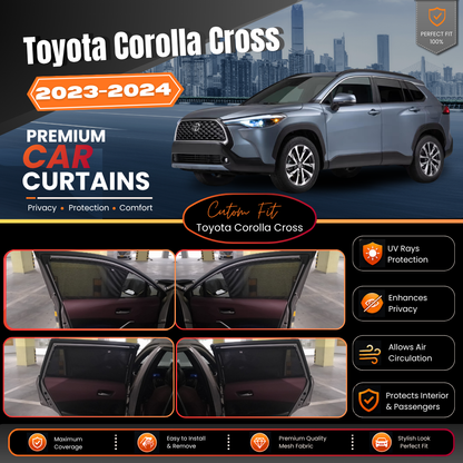 Toyota Corolla Cross 1st Car Curtains (2023/2024)