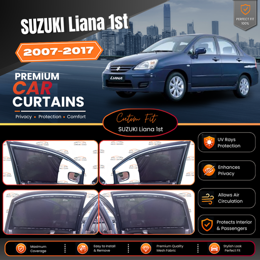 Suzuki Liana 1st Car Curtains (2007/2017)