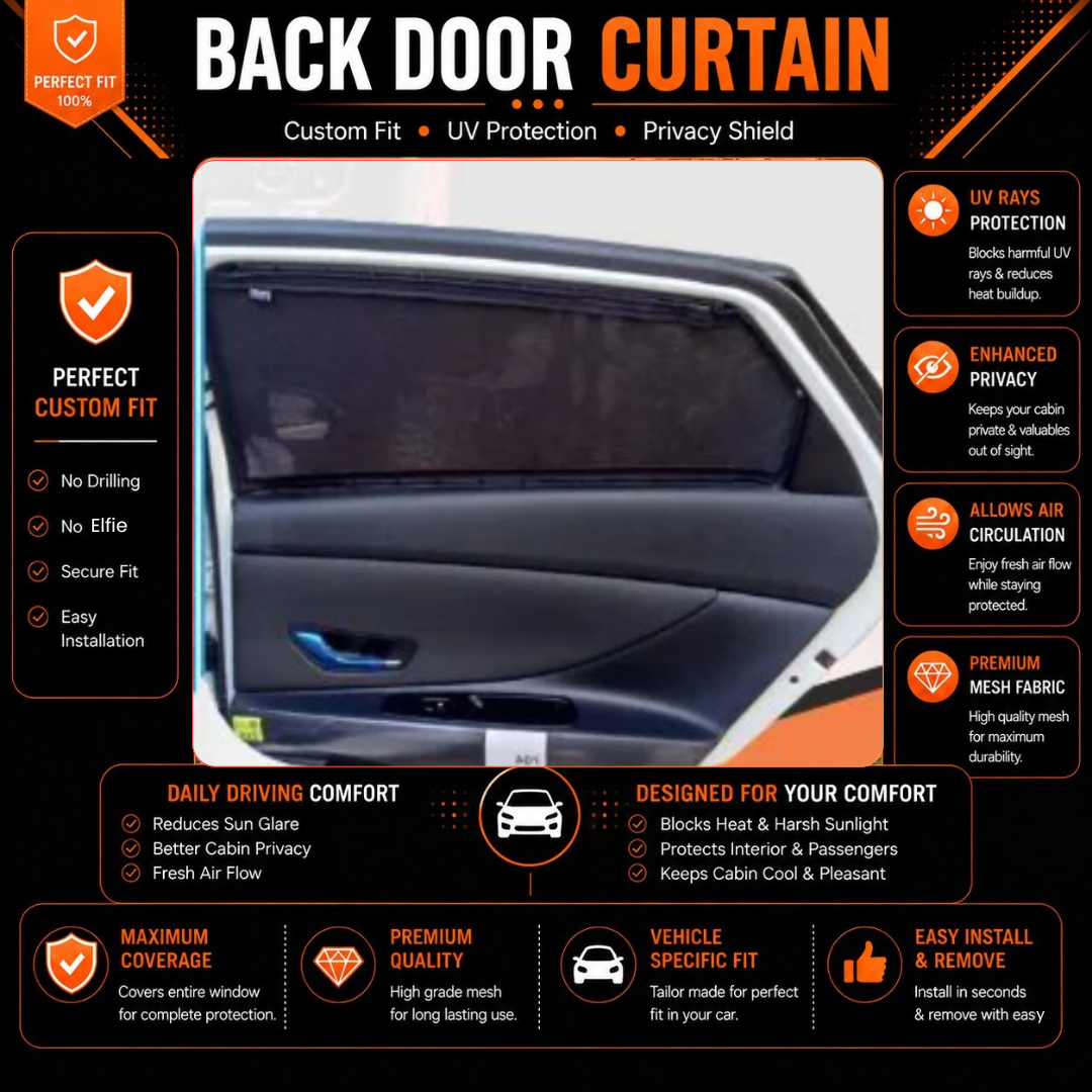 Mercedes C-200 Car Curtains