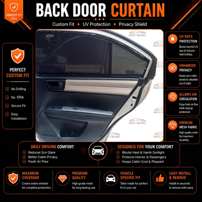Toyota Axio 11th E160 Car Curtains (2012/2019)