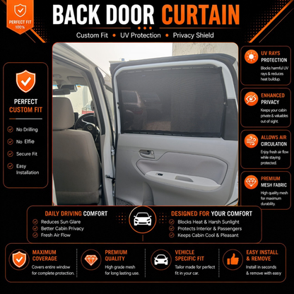 Daihatsu Move 6th Car Curtains (2014/2023)