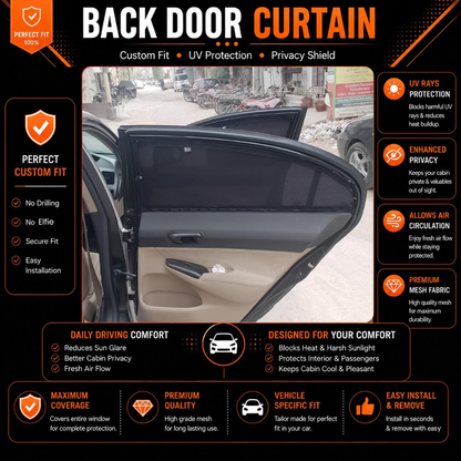 Honda Civic 8th (Reborn) Car Curtains (2008/2012)