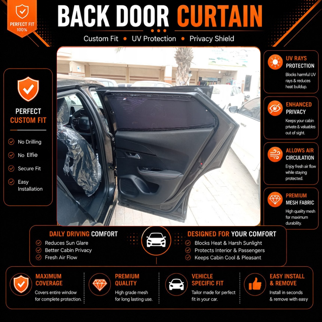 Peugeot 2008 2nd Car Curtains (2022/2024)