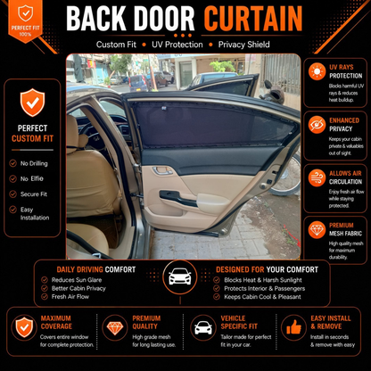 Honda Civic 9th (Rebirth) Car Curtains (2013/2015)