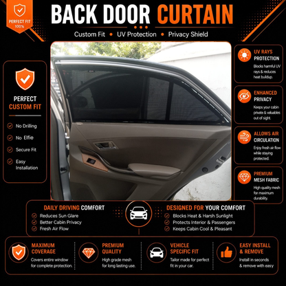 Toyota Premio 2nd Car Curtains (2009/2015)