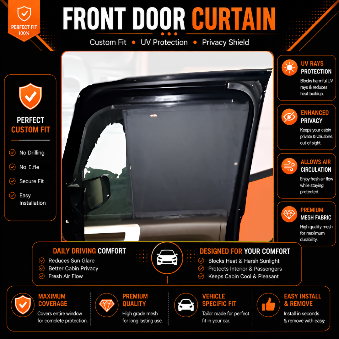 Honda N-Box 2nd car curtains 2017-2026