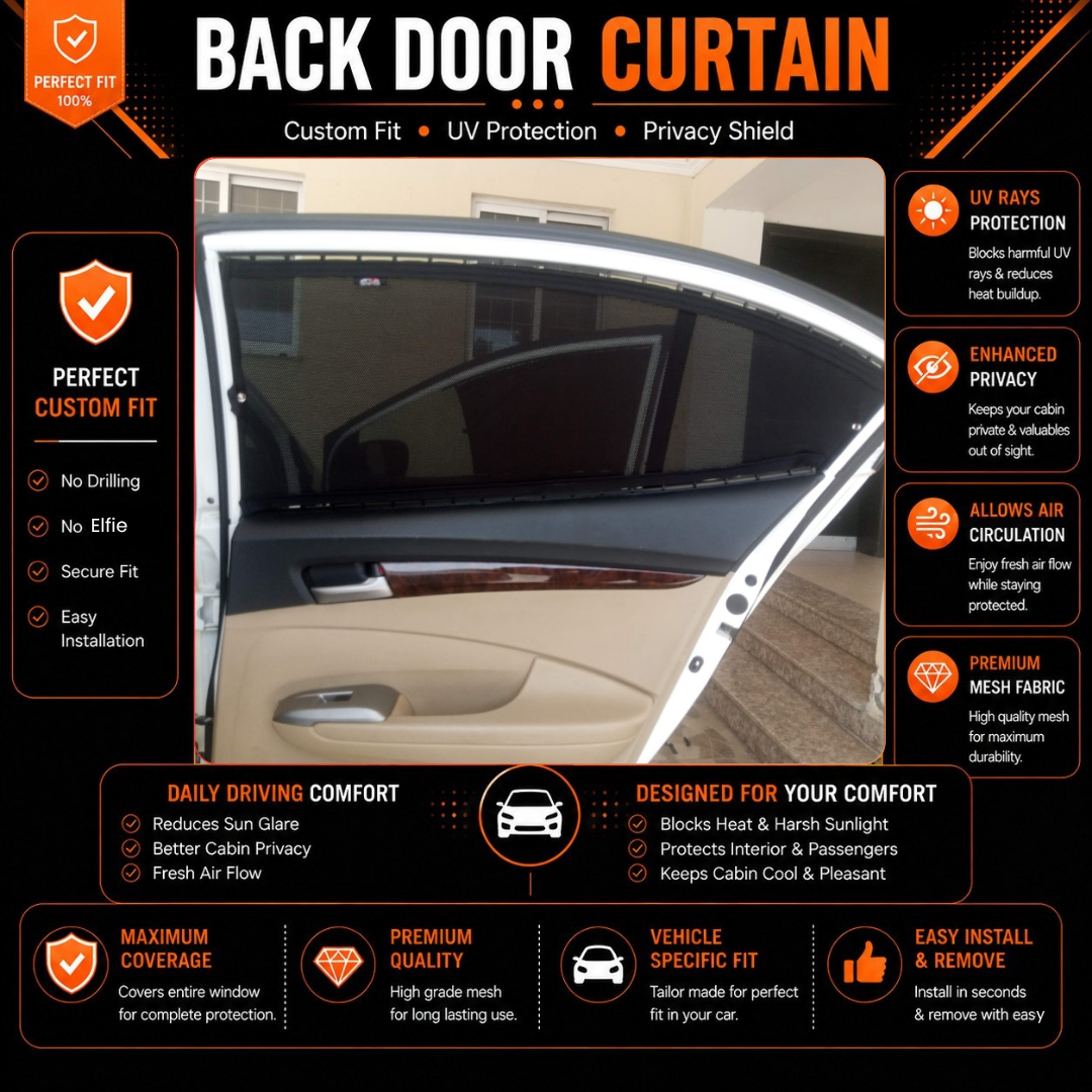 Honda City 5th Car Curtains (2009/2020)