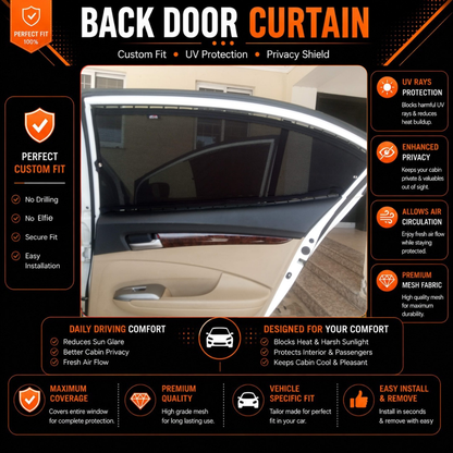 Honda City 5th Car Curtains (2009/2020)